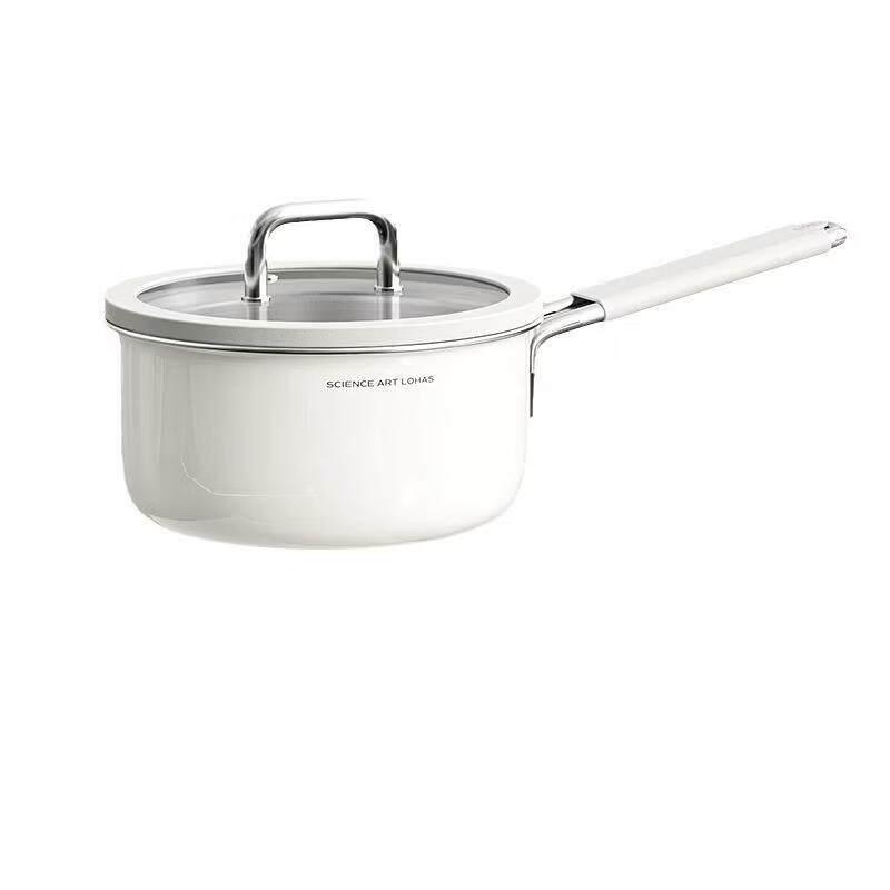 DUMIK 16cm Ceramic Stainless Steel Milk Pot
