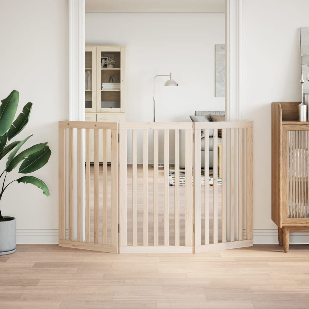 Vidaxl Foldable Pet Safety Gate, 3 Panels, 150 Cm