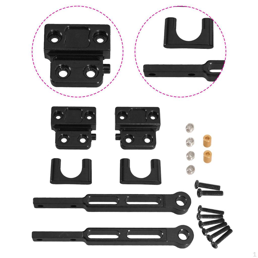 1/12 Frame Chassis Upgrade Kit Aluminum Alloy RC Rear Axle Metal Parts Vehicle