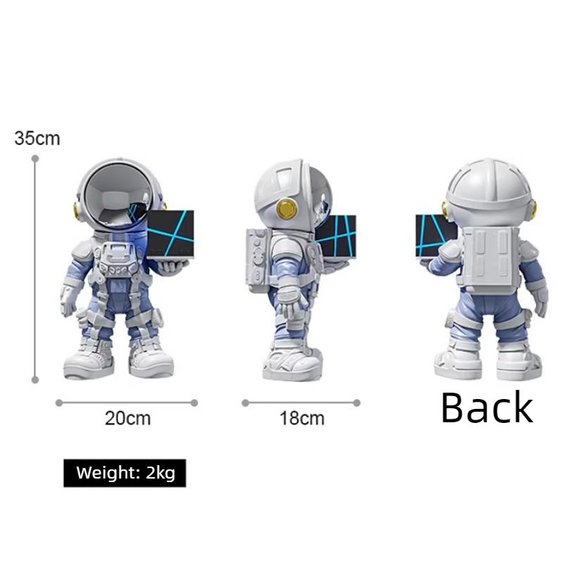Bluetooth Speaker Astronaut Statue Figure Statues Aesthetic Creative Modern Figurine Luxury Living Room Miniature Figurines