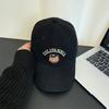 Cute bear baseball cap male big head circumference student versatile cap spring and summer face small sun protection visor