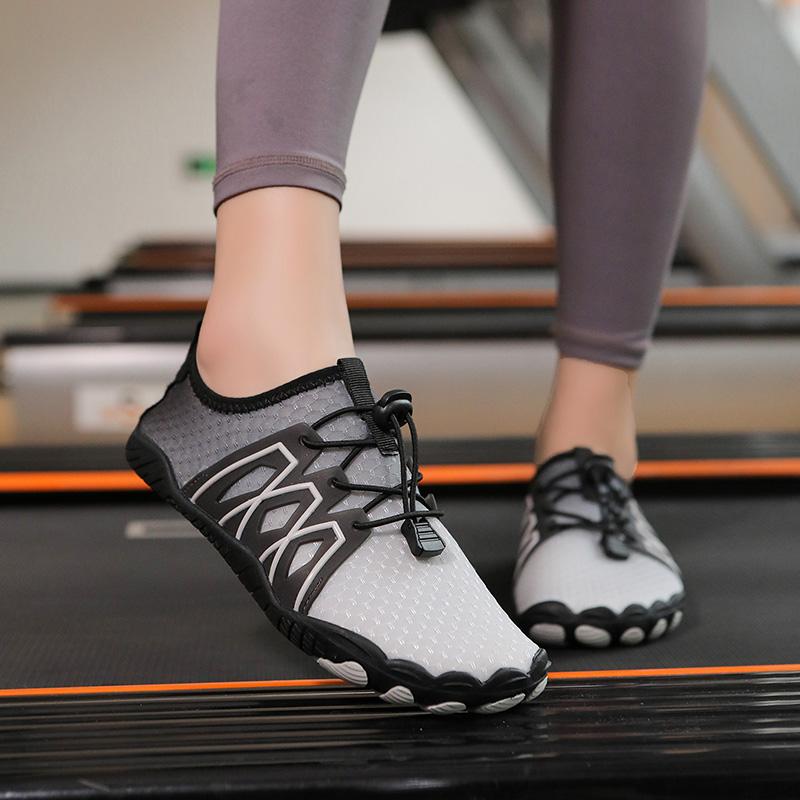 Herren Barfuß Flats Weite Handfläche Fahrschuhe Damen Orange Wasser Aqua Schwimmen Flussaufwärts Schuhe Yoga Fitness Schuhe Große Größe