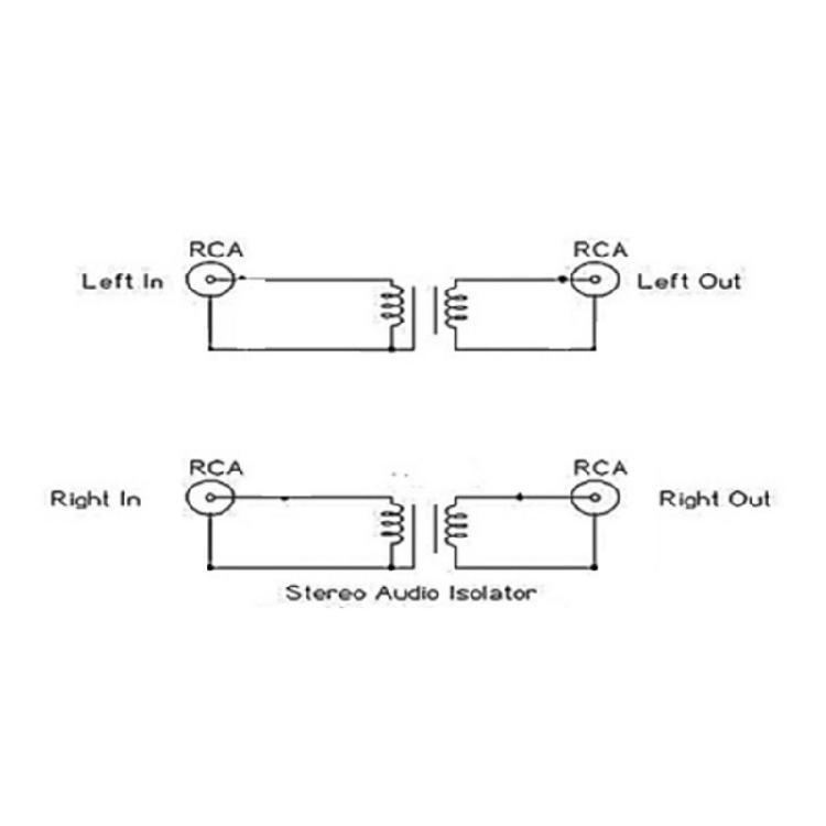 High Fidelitys Audios Isolation Transformator Eliminiert Brummen Erdungsschleifen Rauschunterdrücker für Musikproduktionsstudios