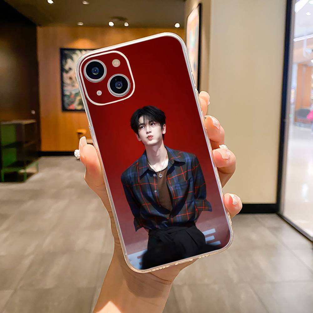 Actor Linghe Zhang Phone Case For iPhone17,16,15,14,13,12,11 ,Pro Max,16/15/14 Plus Soft Silicone Transparent Cover