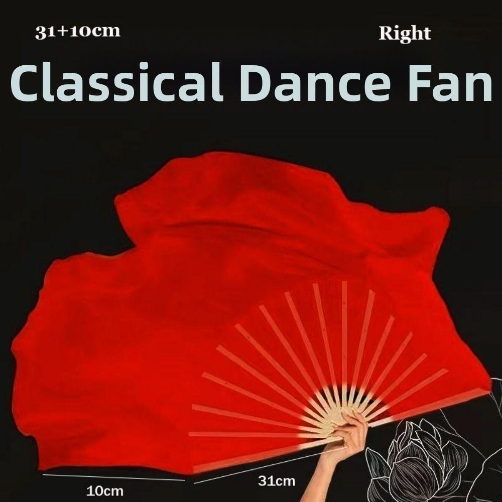10/20cm Halbkreis Seide Kinder Kinder Bambusfächer Schleier Paare Yangko Tanzwerkzeuge