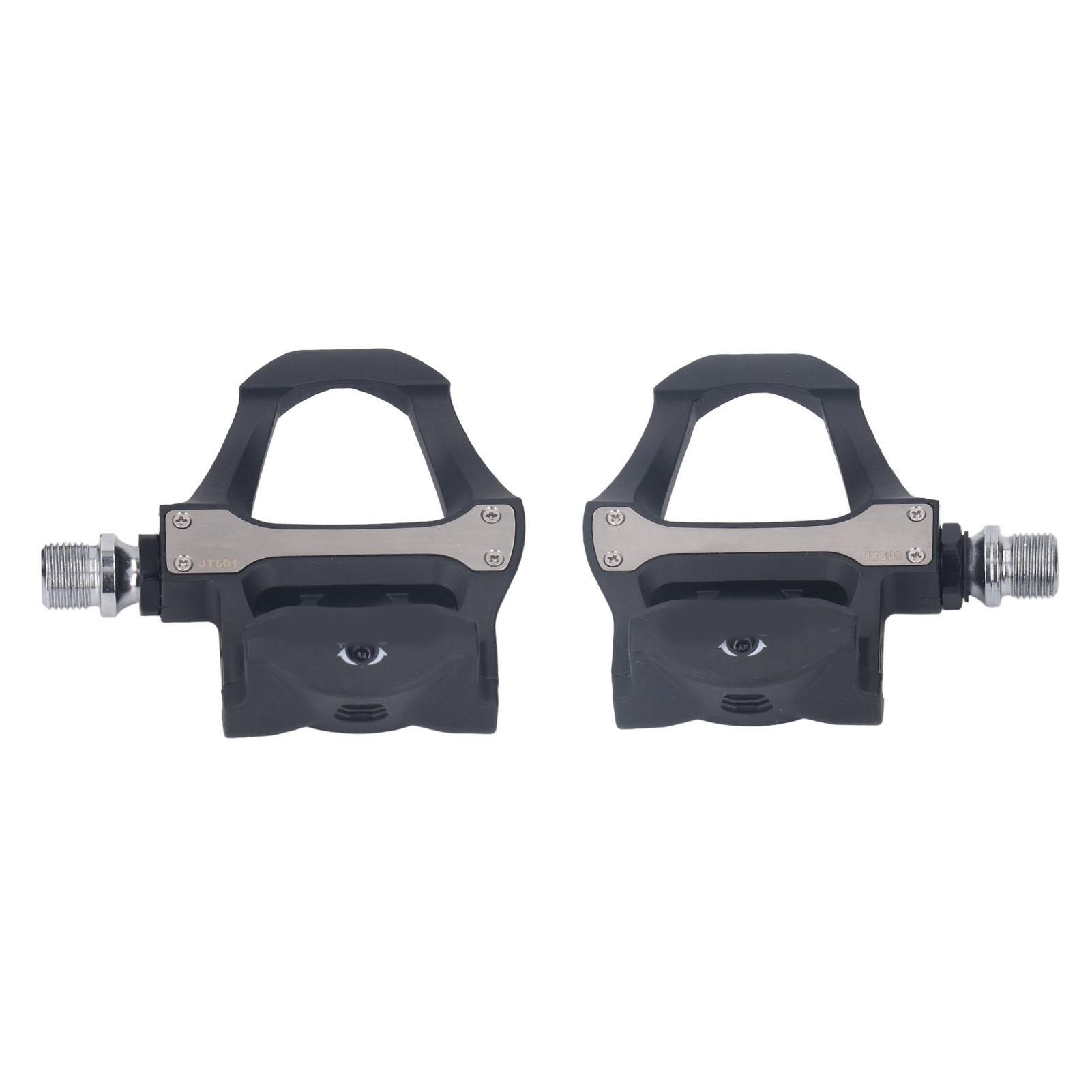 Bicycle Locking Pedals Aerodynamic Cycling Bearing Cleats Self Locking Pedal with Cleats Set for Shimano SPD Self Locking System