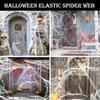 Halloween Decoration Outdoor Spider Web Fake Realistic Scary Ghost Decor Party Props Halloween Bar Decoration