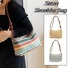 Hollow Beach Crossbody Bag Multicolor Raffia Shoulder Bag Fashion Weave Straw Bag  Holiday