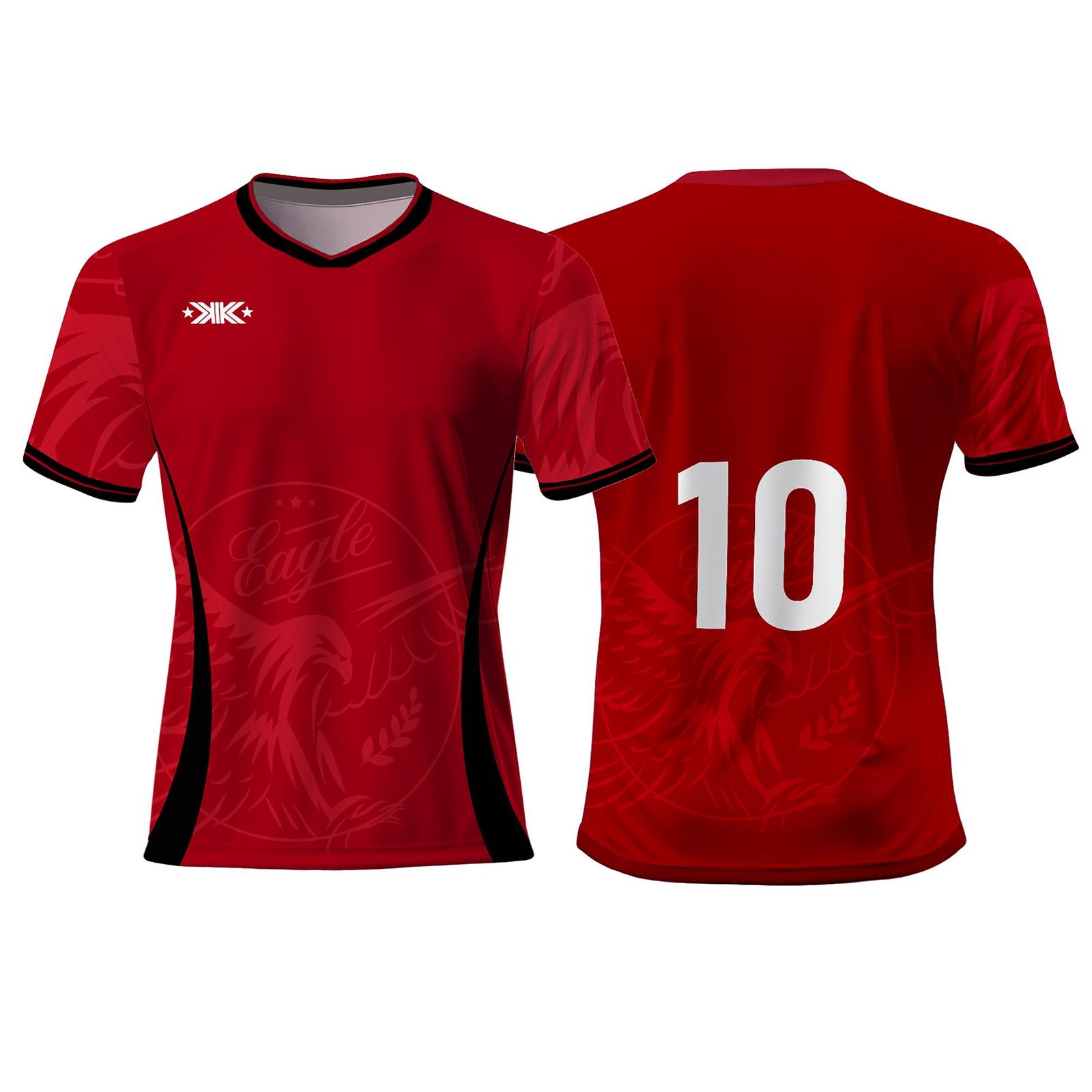 

Men’s Short Sleeve Soccer Jersey with Number 10 and Flag Print Athletic V Neck Team Uniform Top XL винний