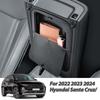 For 2024 2025 Hyundai Santa Cruz Car Center Console Organizer Tray Car Armrest Storage Box Interior Car Accessories