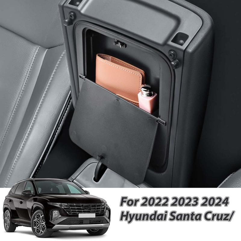 For 2024 2025 Hyundai Santa Cruz Car Center Console Organizer Tray Car Armrest Storage Box Interior Car Accessories