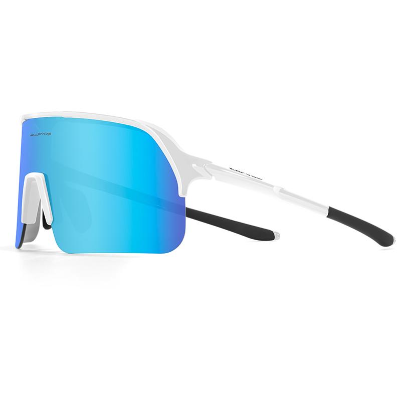 KAPVOE Lunettes de Cyclisme UV400 Lunettes de Soleil pour Course en Plein Air Sports Randonnée Conduite Lunettes de Soleil pour Vélo Hommes Femmes VTT Route