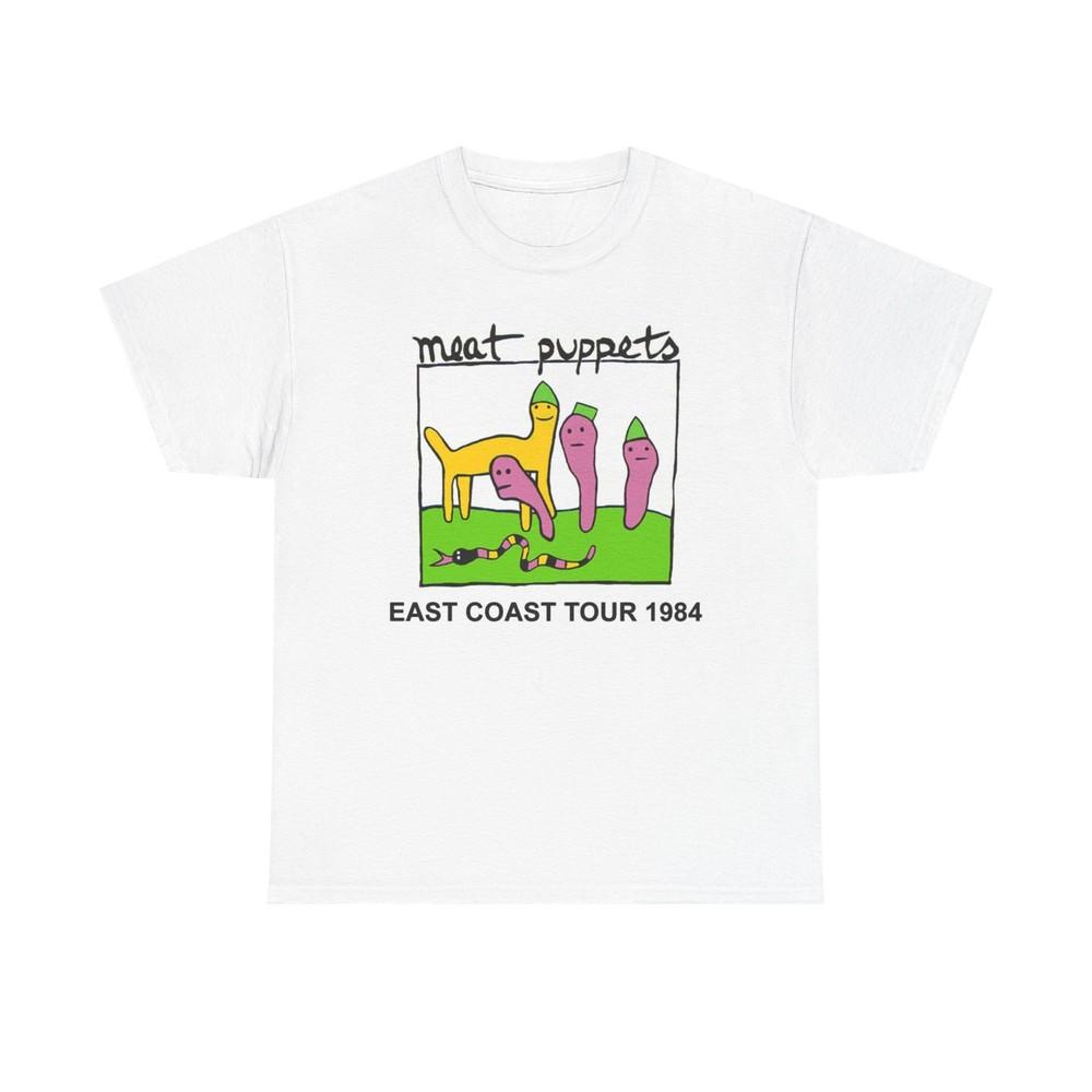 Meat Puppets East Coast Tour Graphic T Shirt Unisex Heavy Cotton Tee BRAND NEW Unisex T-Shirt S