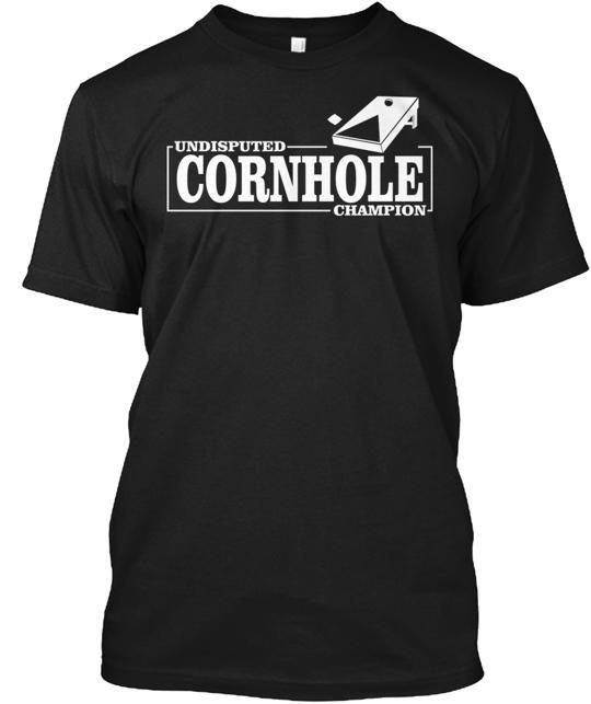 Cornhole Champion T T-Shirt Made In the USA Size S To 5XL