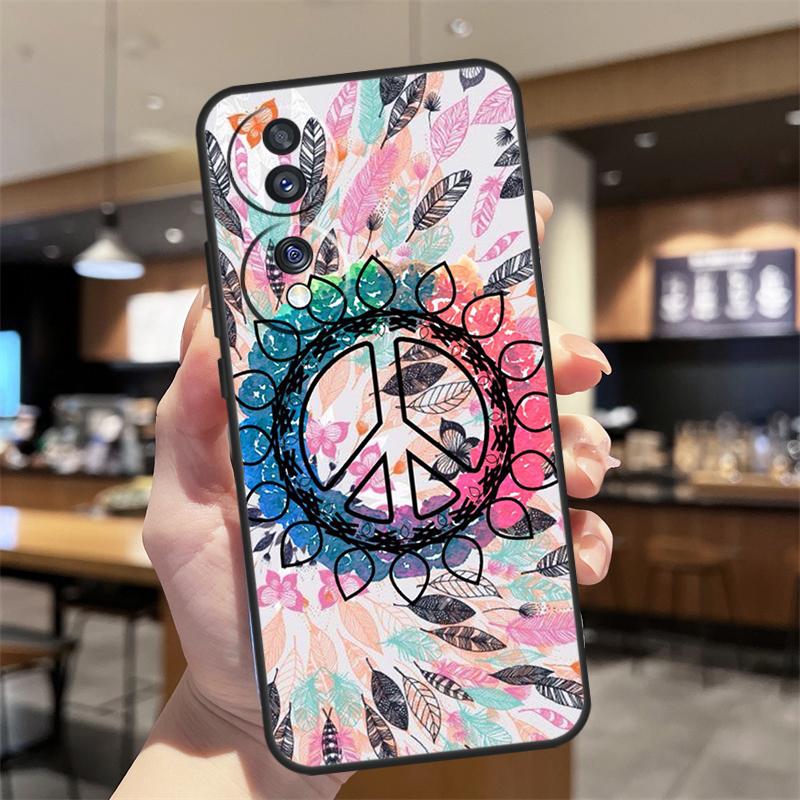 

Hippy Hippie Psychedelic Art Peace Case For Honor Magic 5 6 7 8 Pro Honor 200 400 50 70 90 Lite X8b X8c X9b X9c X9d Win RT Cover Honor Magic5 Pro