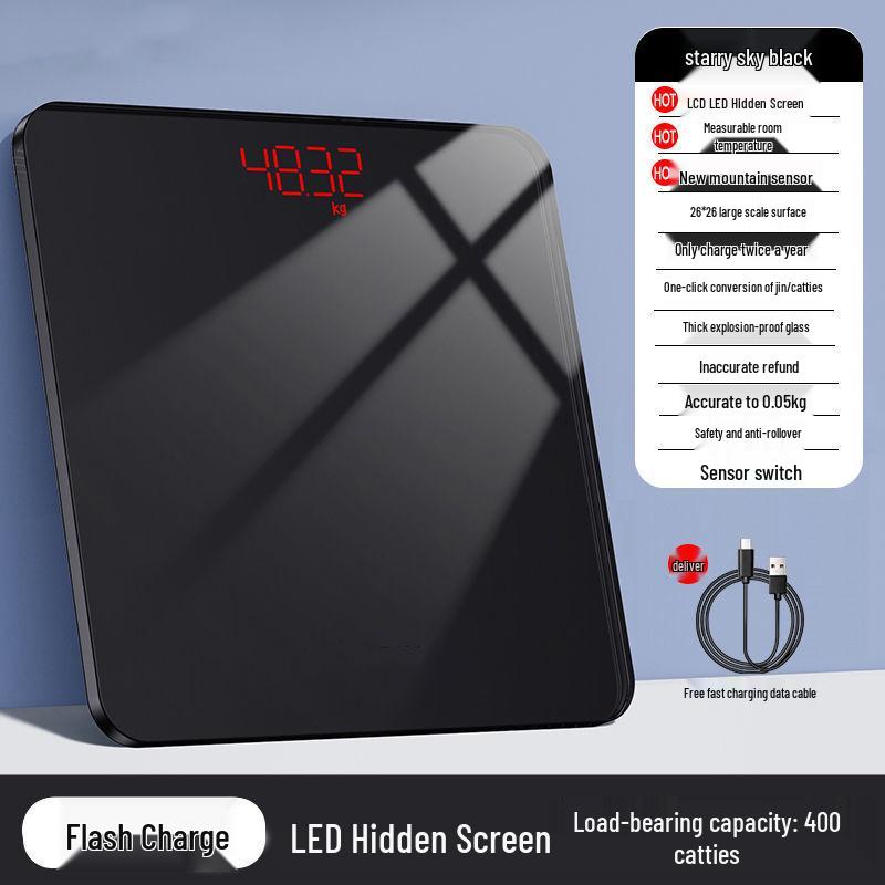 Bluetooth High-Precision Body Fat & Weight Scale for Home or Dorm Use