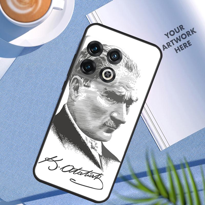 Mustafa Kemal Ataturk Case For OnePlus 12 12R 11 9 10 Pro 10R 9R 8T 10T Nord 3 CE 2 Lite 2T CE4 N10 N20 N30 Cover