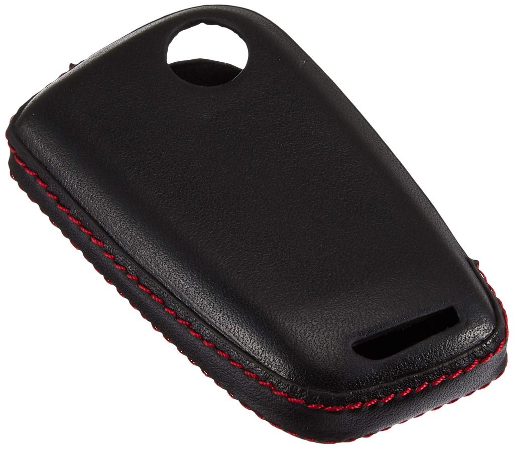 core OBJ Leather Key Cover for Volkswagen Red Stitch for Golf7 GTI / Golf7