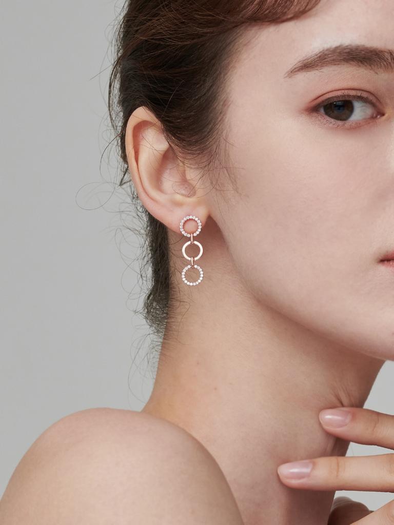 14K Drop Round Earrings (gold Filled) C24EGF132