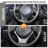For Toyota CHR C-HR C HR 2016 - 2025 Steering Wheel Trim Frame Cover Decoration Sticker Car Interior Accessories