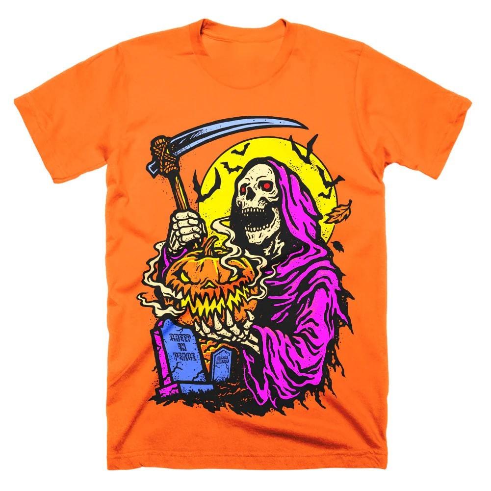 Creep In Peace Graphic Retro Horror Unisex T-Shir Gift Halloween S