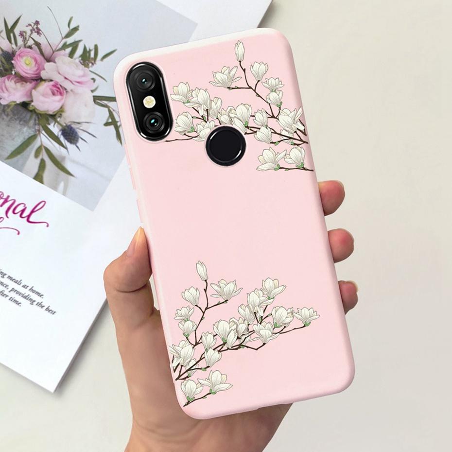Fashion Phone Case For Xiaomi Mi A2 Lite 5.84" Candy Color Soft Silicone TPU Bumper For Xiaomi Mi A2lite Back Cover
