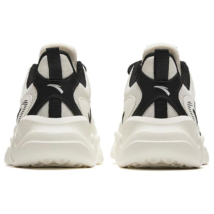 New Anta Cushioning Wear Resistant Low Top Casual Shoes Women's White Black 922418855-1