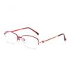 Men Reading Glasses Anti Blue Presbyopia Glasses Half Frame Farsightedness Business Óculos Anti Blue Light Glasses