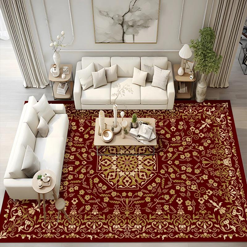 New Retro Persian Abstract Bedroom Living Room Carpet Bohemian Ethnic Style Coffee Table Sofa Carpet Bedside Carpet