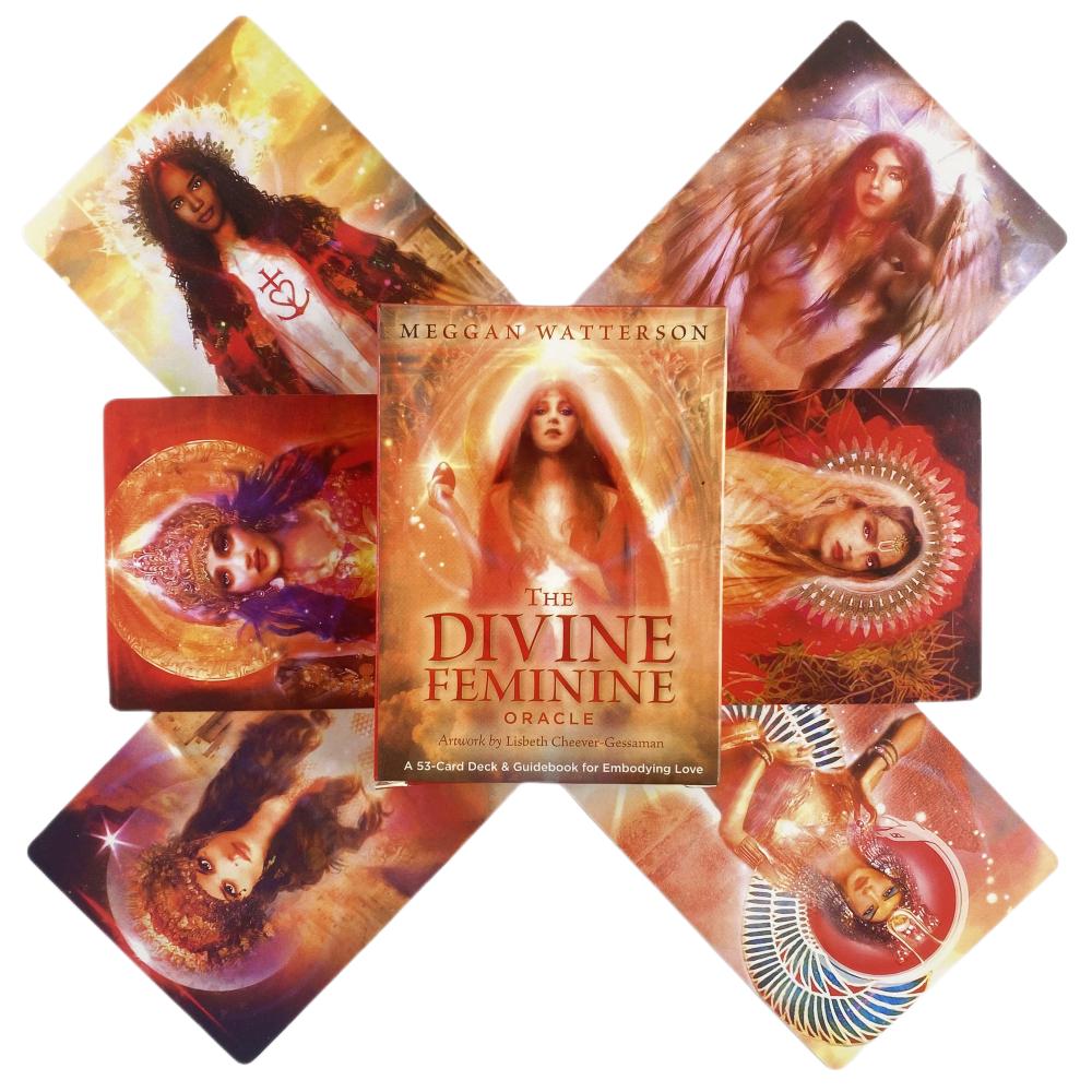 Divine Feminine English Visions Divination Edition Tarot Deck Board Playing Games Cards