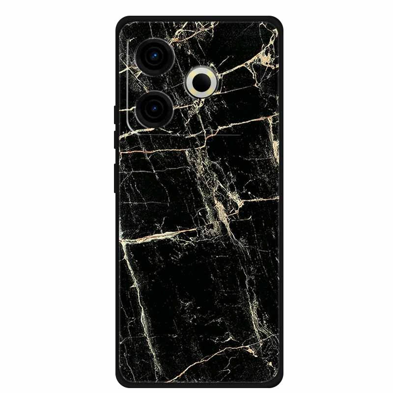 Phone Case For Tecno Pova6 Neo TPU Back Coque for Pova 6 Neo Marble Colour Soft Cover Protective Funda Luxury Silicone Shell
