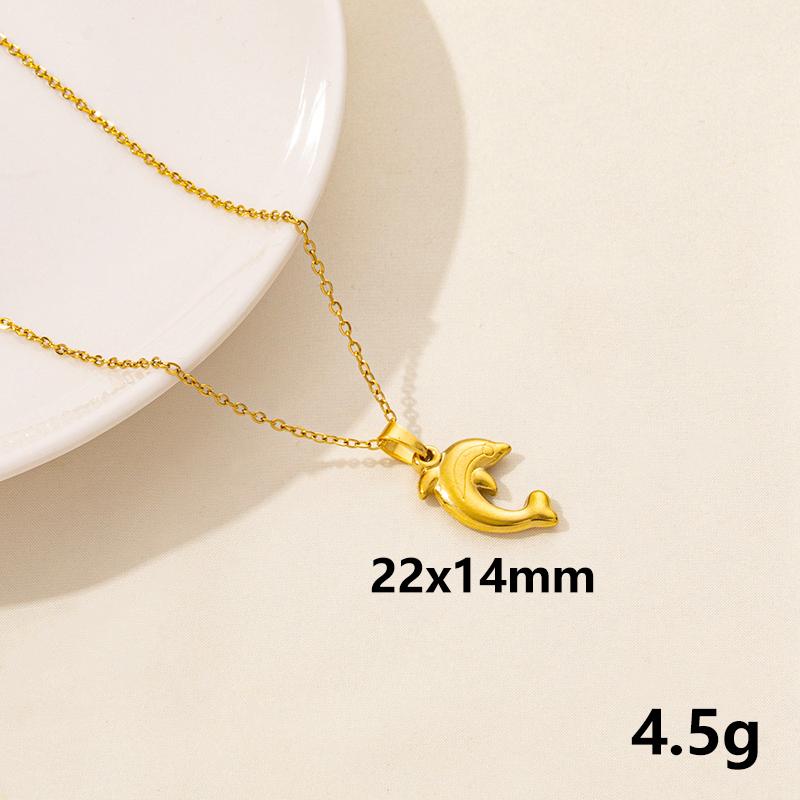 1Pc Waterproof Summer Ocean Animal Starfish Conch Shell Pendant Necklaces Sea Wave Mermaid Tail Aesthetic Collares Jewelry