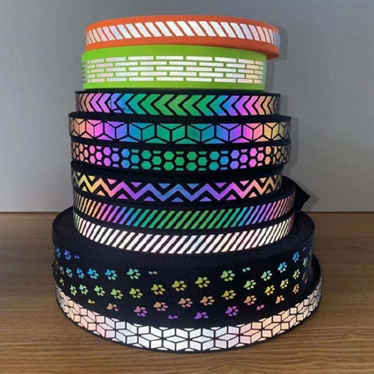 Reflektierende Streifen Anhänger Schlüsselanhänger Nacht Hochglanz Sicherheitsmarkierung Aufhänger Schlüsselanhänger