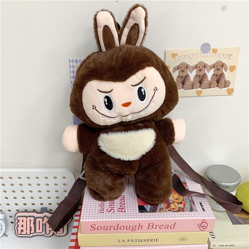 

Плюшевая игрушка милый кролик кукла пузырь кролик сумка кукла рюкзак