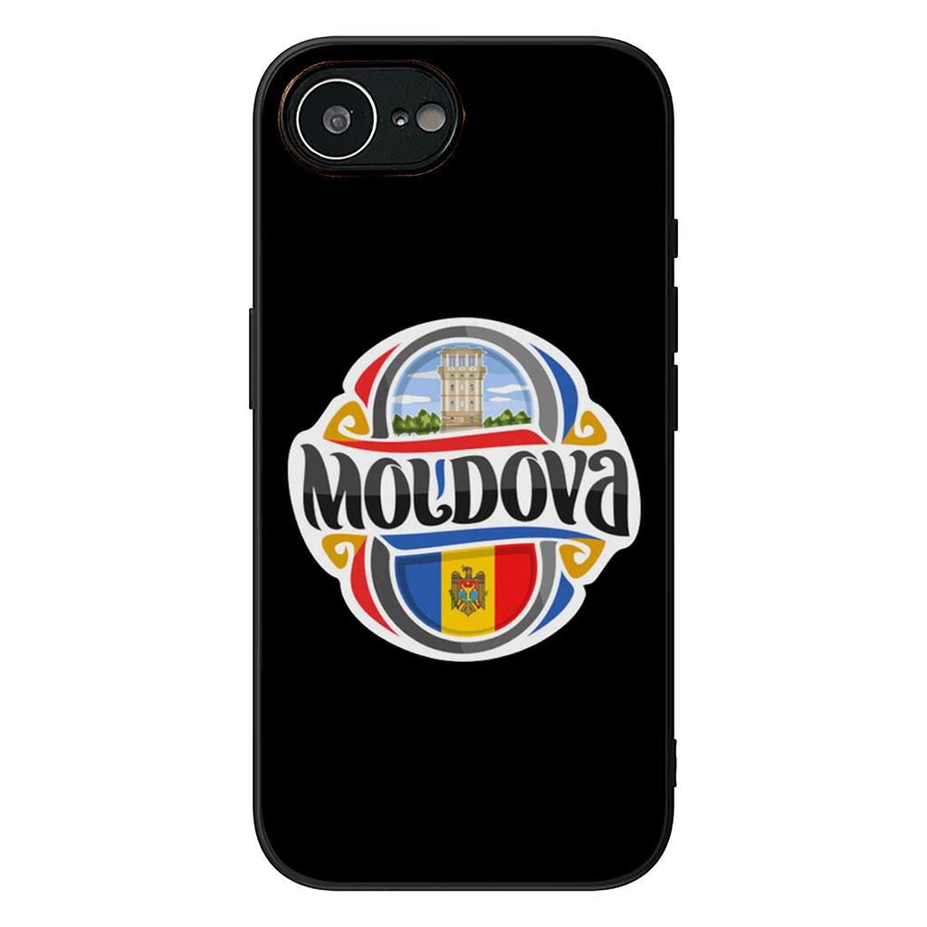 for Samsung Galaxy A25 A37 A57 A12 A14 A31 A41 A50 A51 A70 A71 A72 A21S A04 M15 Note 20 9 8 10 Case Republic of Moldova Flag