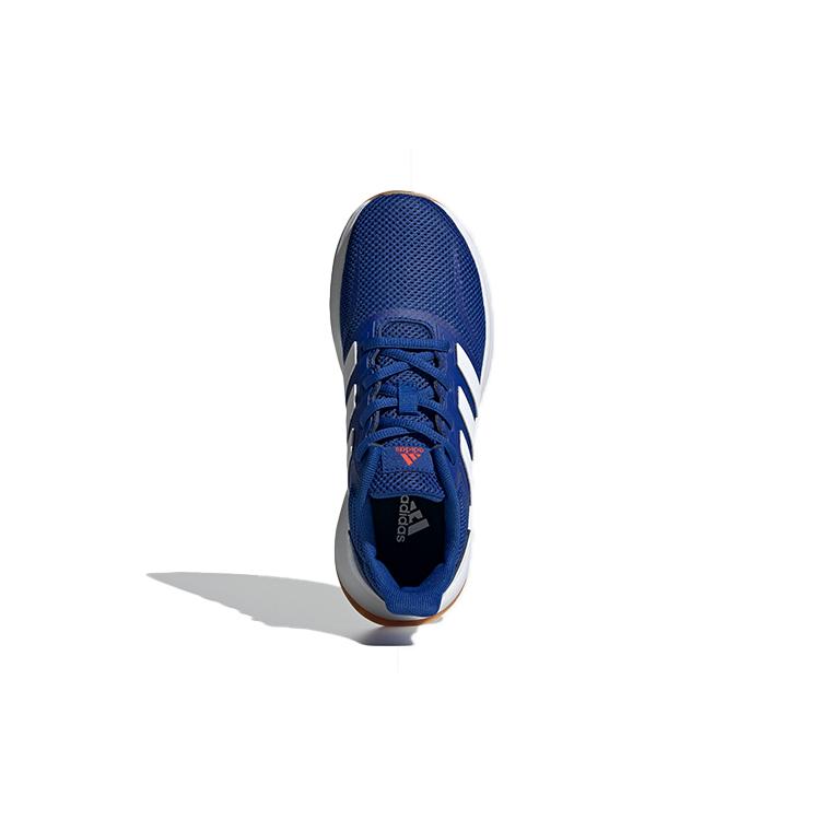 adidas Runfalcon 1.0 K Breathable Low Top Kids' Running Shoes Blue White Kids' FV8838