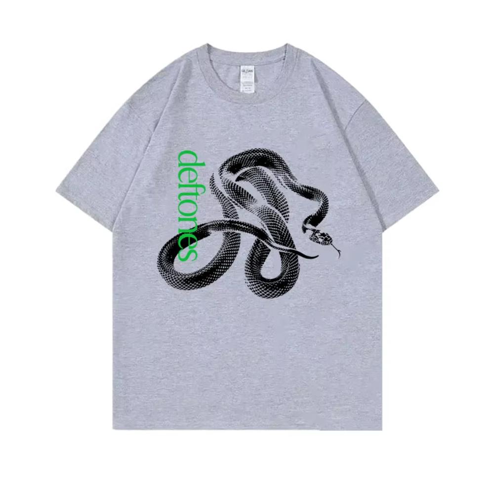 

Ограниченная серия Rock Band Deftones Приватная Музыка Змея Графическая Футболка Лето Мужчины Женщины Мода Альтернативный Металл Футболки Оверсайз Топ 4XL