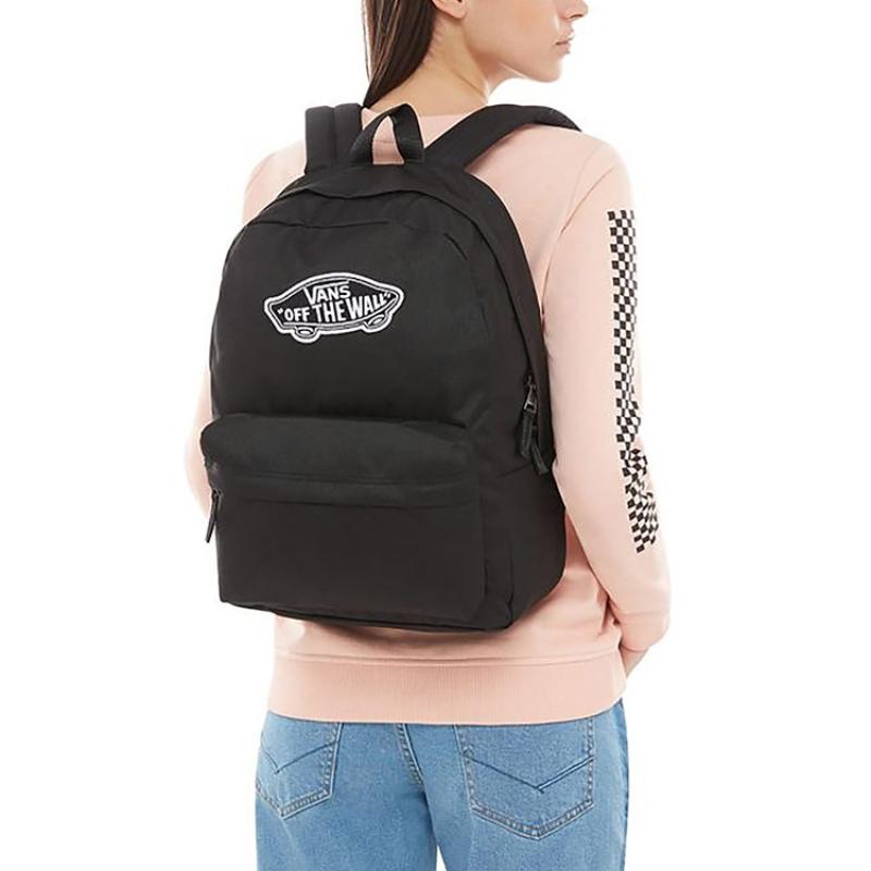 Vans Cotton Backpack Regular Unisex Black Vans VN0A3UI6BLK1