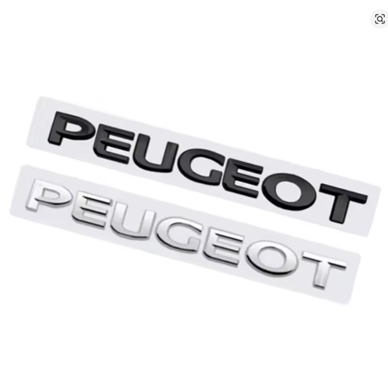 2026 Horká nálepka na auto ABS Znak na auto Zadní samolepka na kufr pro Peugeot 308 408 2008 206 208 307 3008 406 407 207 4007 4008 301 5008