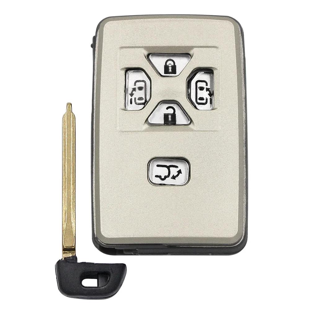2/3/4/5 Buttons Remote Key Shell Case Fob For Toyota Noah Estima Previa Corolla Axio Allion Vios Corolla With Insert Key