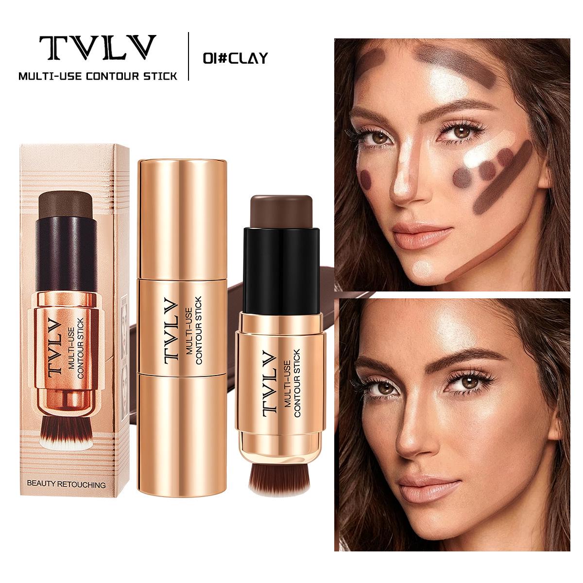 Top-Selling Multi-Functional Contour Stick with TK Label: Full-Color Makeup 8g
