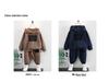 Boys' Spring 2025 Toddler Street Style Two-Piece Outfit: Cool and Handsome Children's Clothing Set