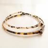 J Lauren Cellulose Leopard Print Pretzel Headband H01240