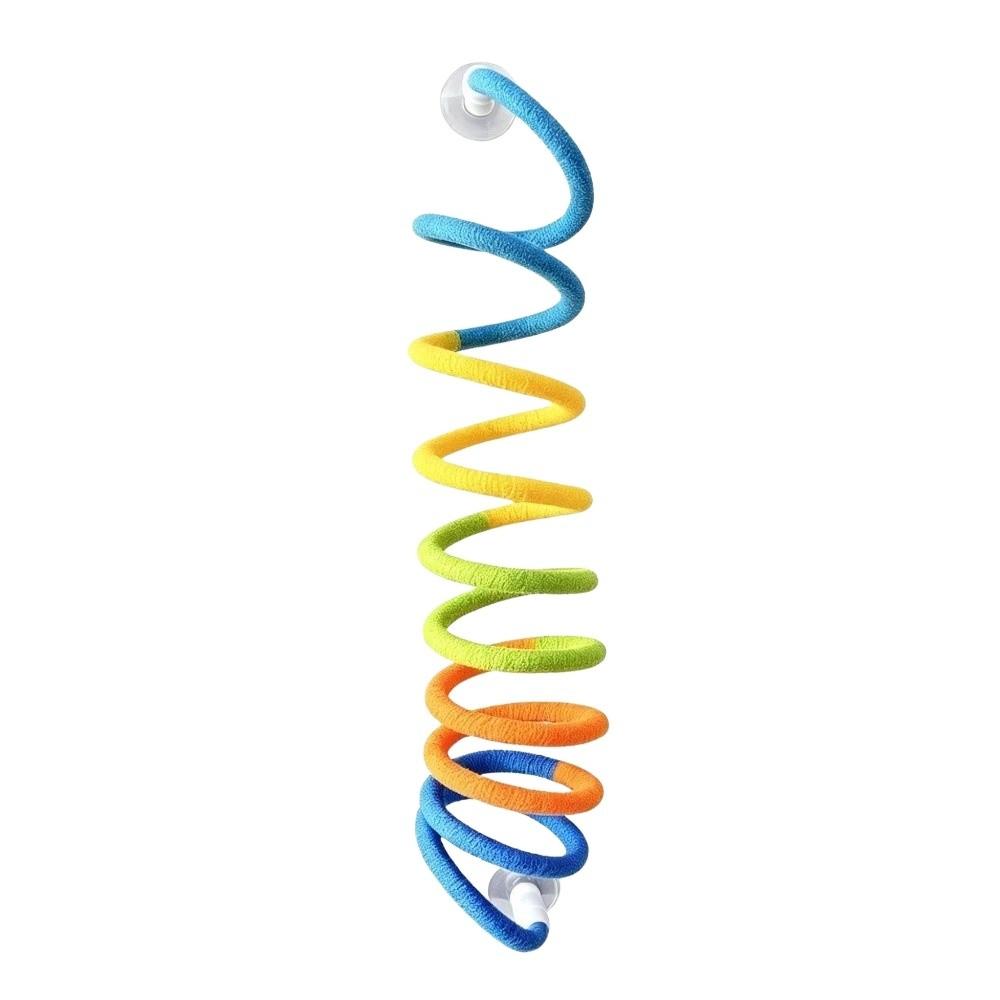 Hanging / Suction Cup DIY Bendable Perch for Birds Snake Climbing Rope Cage Accessories
