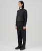 CONNECT KINLOCH Two-Puck Tapered Wool Twill Pants (Black)