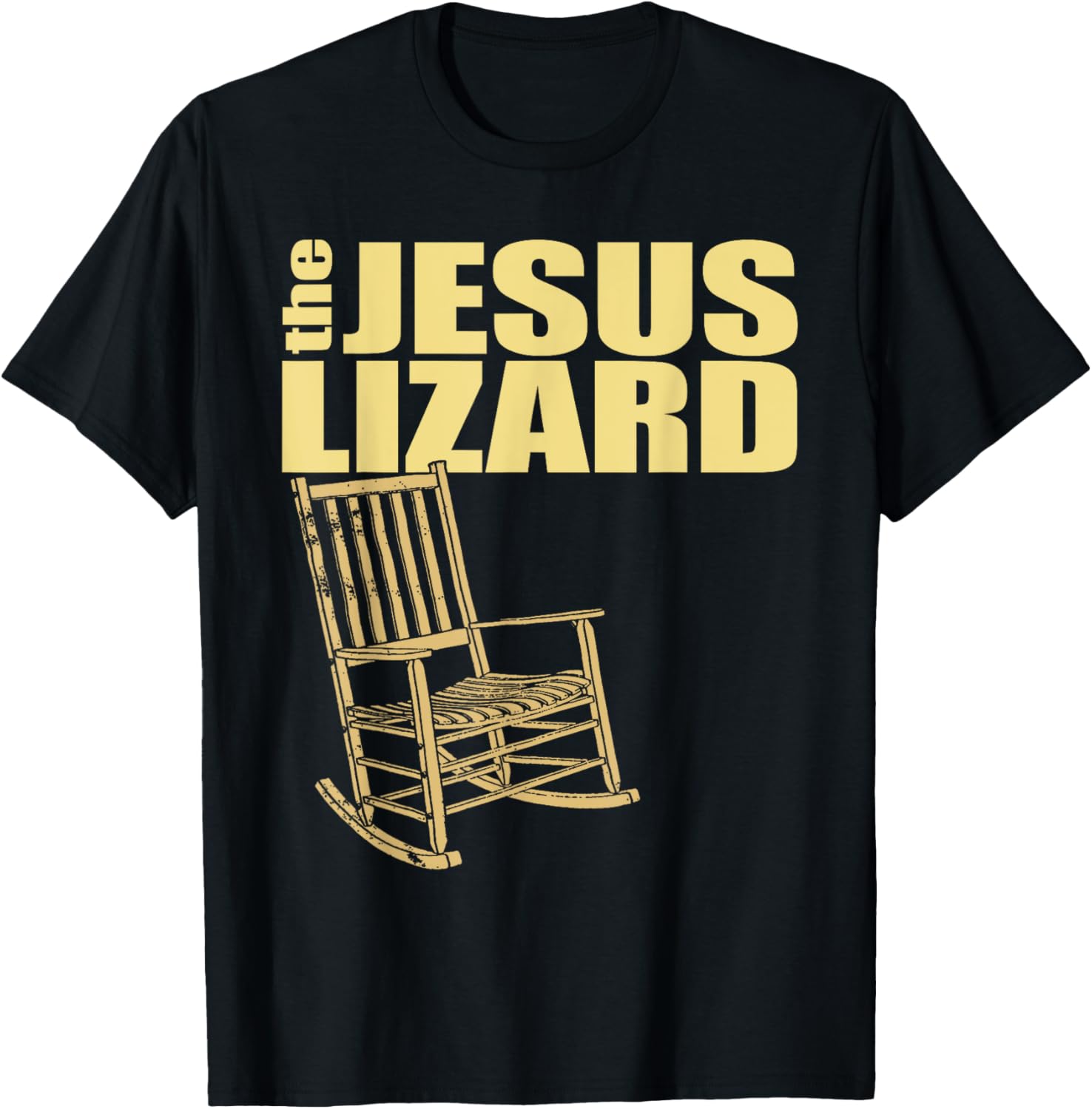 The Jesus Lizard Funny Chair Saying Christian Faith Music TShirt S