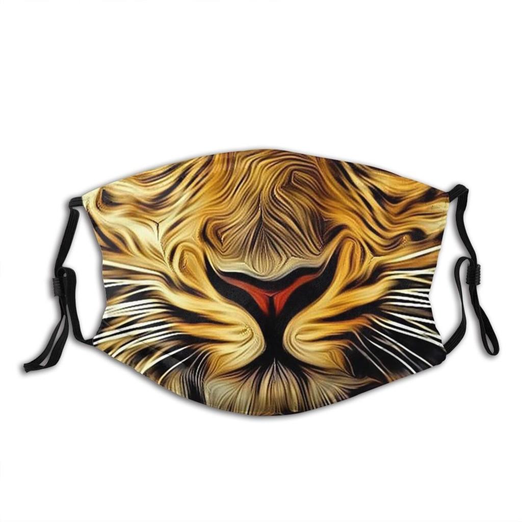 Animal Mask Funny Print Cotton Face Mask With Earloops For All Seasons