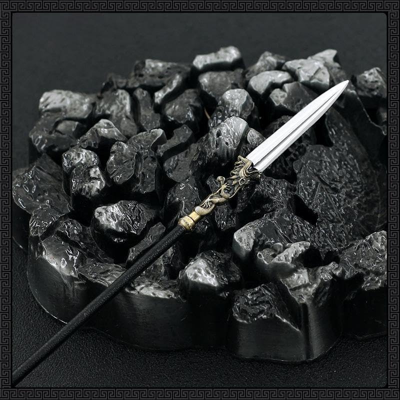 [Nekokamiyama] Romance of the Three Kingdoms: Wen Chou Spear, 22cm Long / Miniature Figure, Collector's Item, Decorative Item