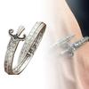 Vintage Trend Carved Floral Sword Bracelet Men's Women's Personalized Punk Style Bangle Party Accessories Jewelry Gifts