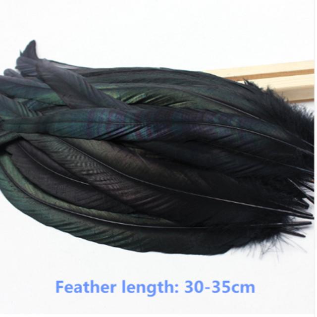 10Pcs/Lot Natural Rooster Tail Feathers 30-35Cm 12-14" Pheasant Feathers For Crafts Wedding Decoration Diy Clothes Plumas